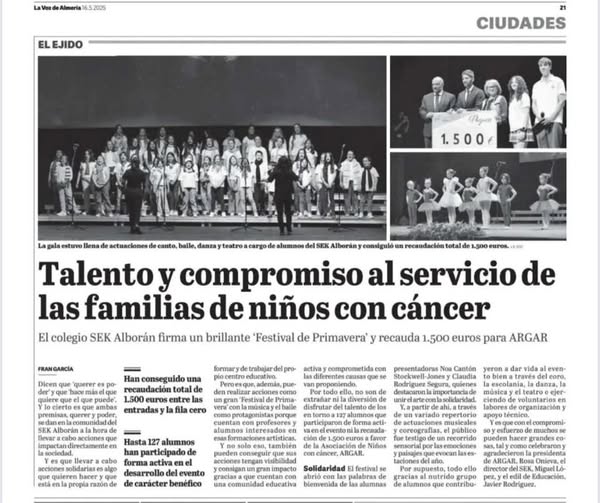 18/05/2025 FESTIVAL DE PRIMAVERA ORGANIZADO POR SEK ALBORÁN