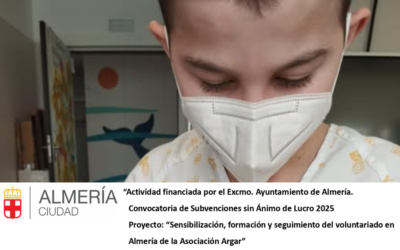 06/08/2025 EL AYUNTAMIENTO DE ALMERÍA NOS AYUDA A MANTENER LA CALIDAD DEL VOLUNTARIADO DE LA ENTIDAD