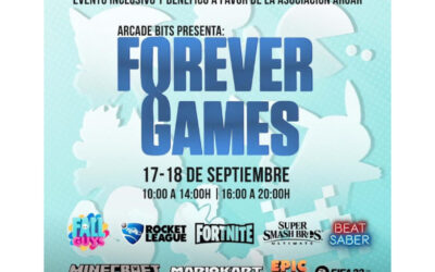 17 y 18/09/2022 – «FOREVER GAMES» DE ARCADE BITS A BENEFICIO DE ARGAR