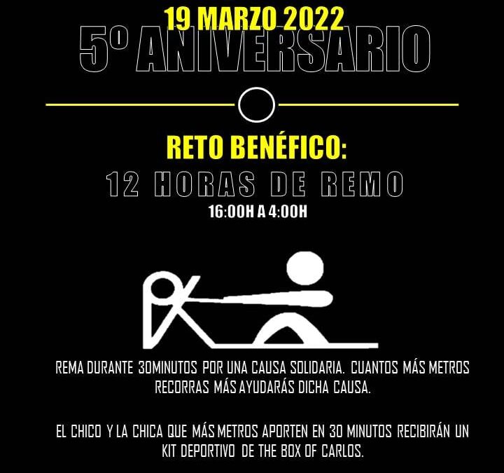 19/03/2022 – «THE BOX OF CARLOS» ORGANIZA UN RETO BENÉFICO